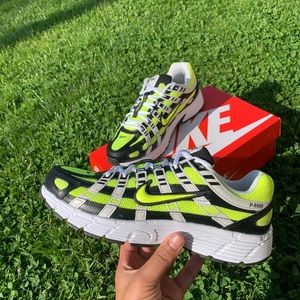 NIKE P-6000 black and lemon venom NEW in box